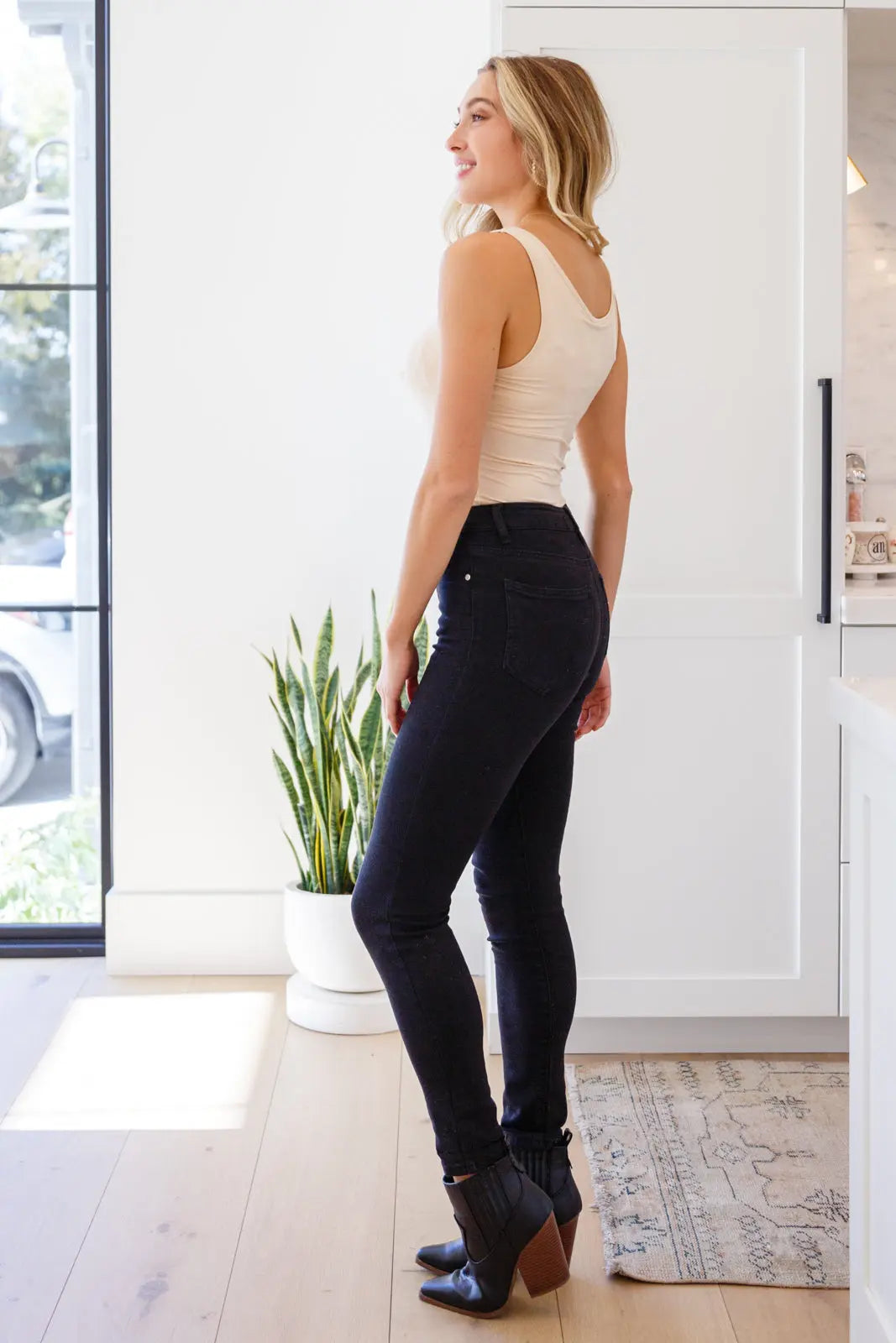Keep Me Around Bodysuit in Beige | Soft Stretchy Women's Bodysuit | Perfect for Layering, Casual Outfits & Everyday Wear