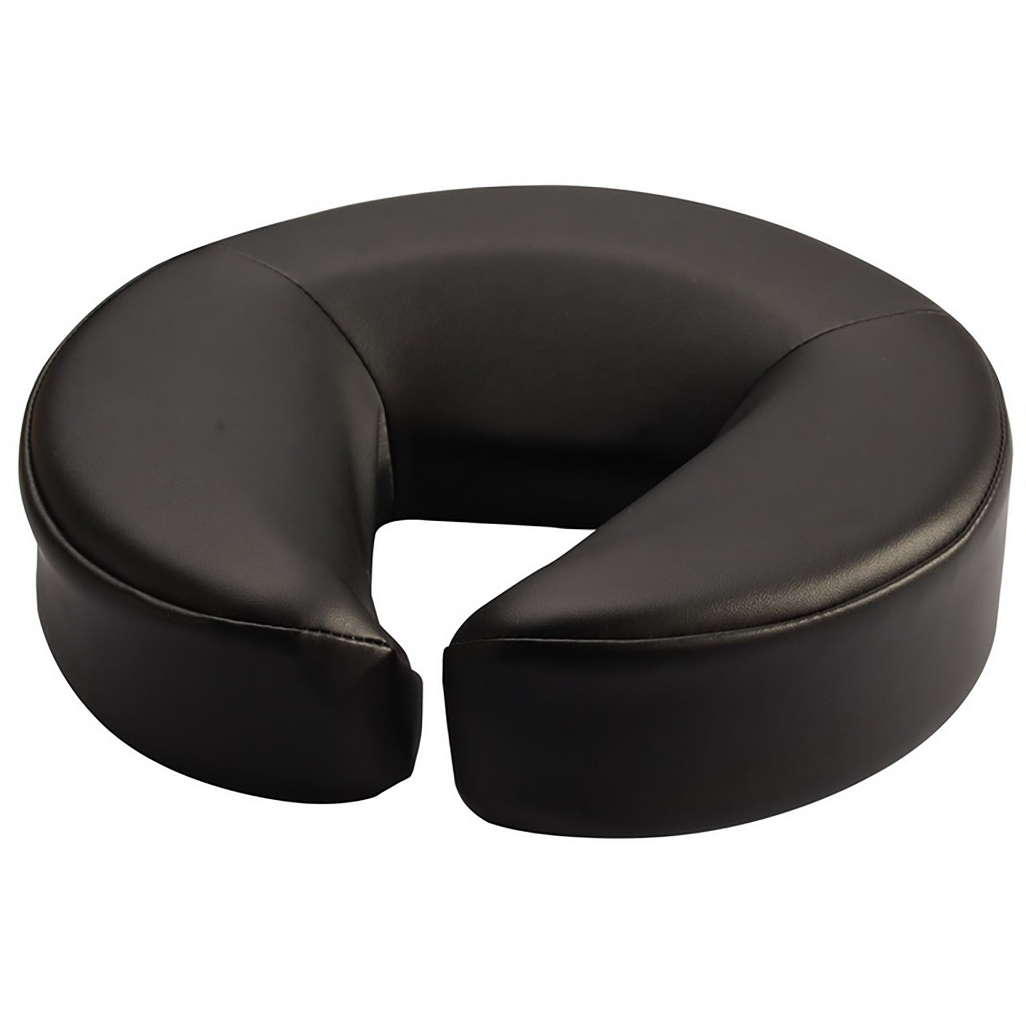 Universal Black Face Cushion Pillow for Massage Tables - Comfortable & Hygienic Support for Spa, Chiropractic & Facial Treatments