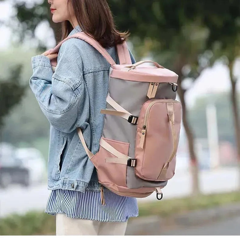 Versatile Fitness Backpack for Gym, Workout & Travel - Durable Waterproof Sports Bag with Shoe Compartment & USB Charging Port | Perfect for Crossfit, Hiking & Daily Commute