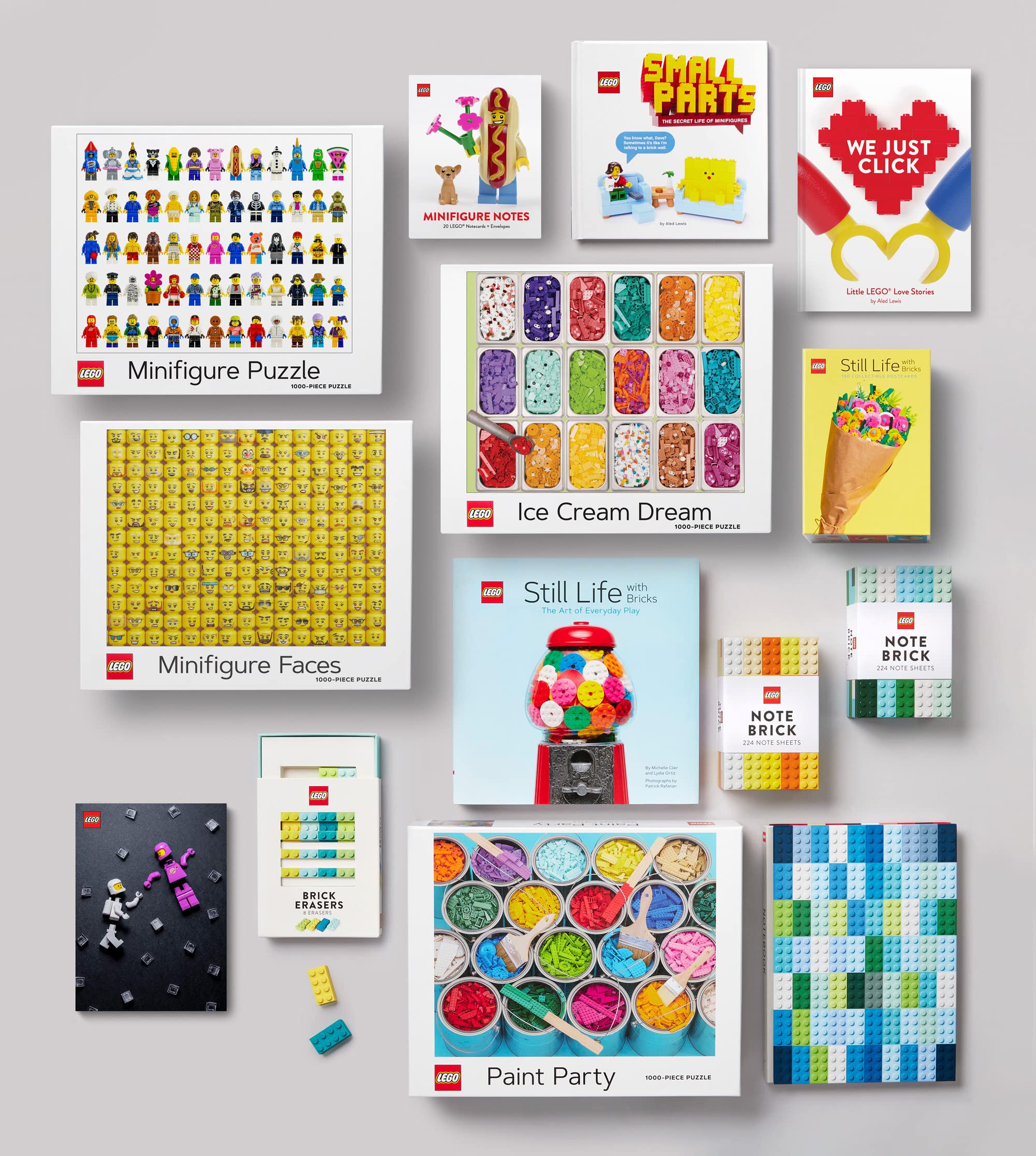 LEGO Still Life with Bricks: The Art of Everyday Play - Creative Building Kit for Kids & Adults | Perfect for Home Decor, Office Display & Gift Giving (LEGO x Chronicle Books)