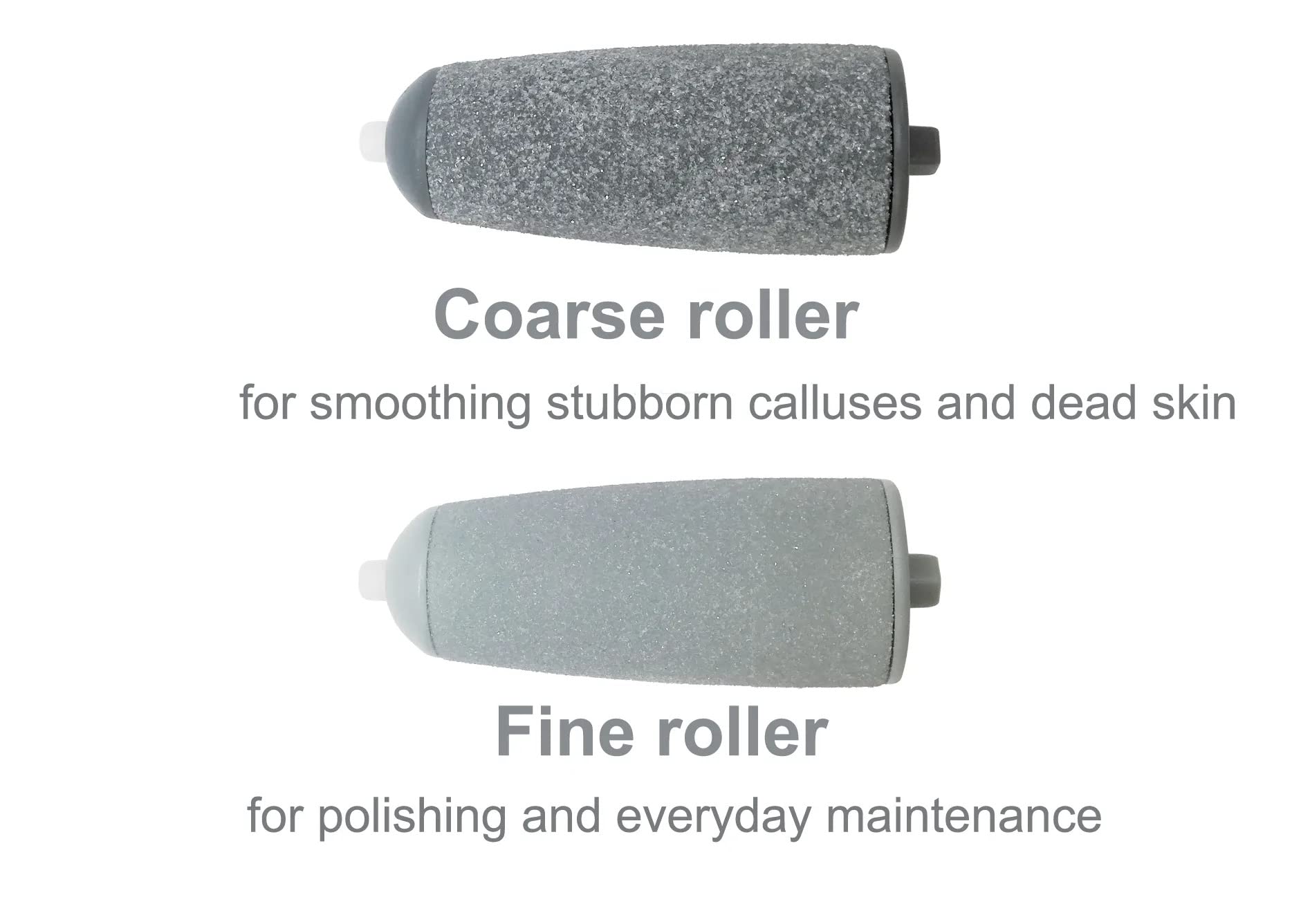 BITRONTIX™ Electric Callus Remover for Feet - 3 Stone Rollers for Dry & Cracked Heels - Painless Foot Care Wand - Perfect for Pedicures & At-Home Foot Spa Treatments