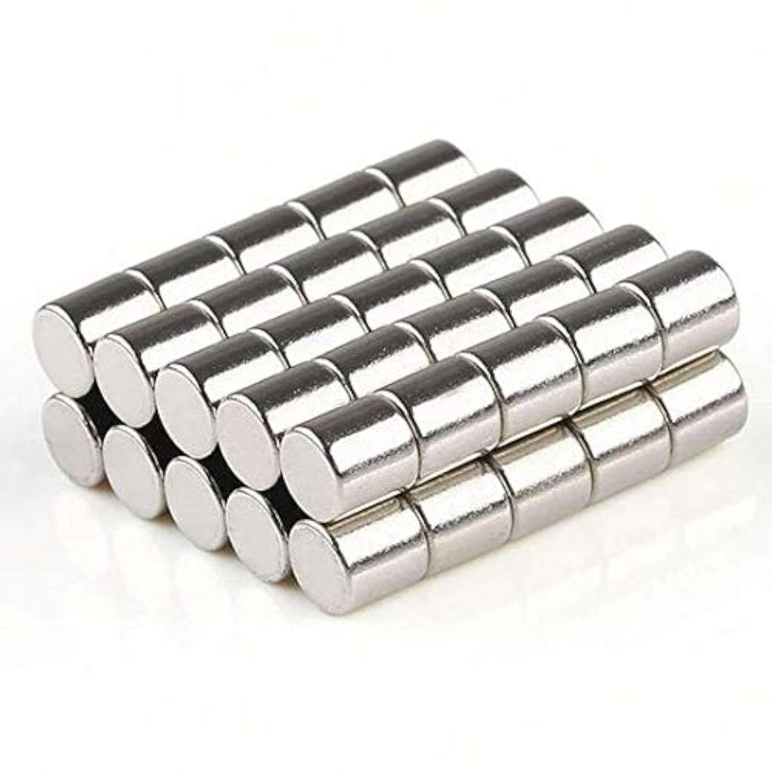 30-Piece 6x8mm DIY Personalized Refrigerator Magnets - Multi-Use for Fridge, Whiteboard, Map & Bulletin Boards - Perfect for Home, Office & Classroom Organization