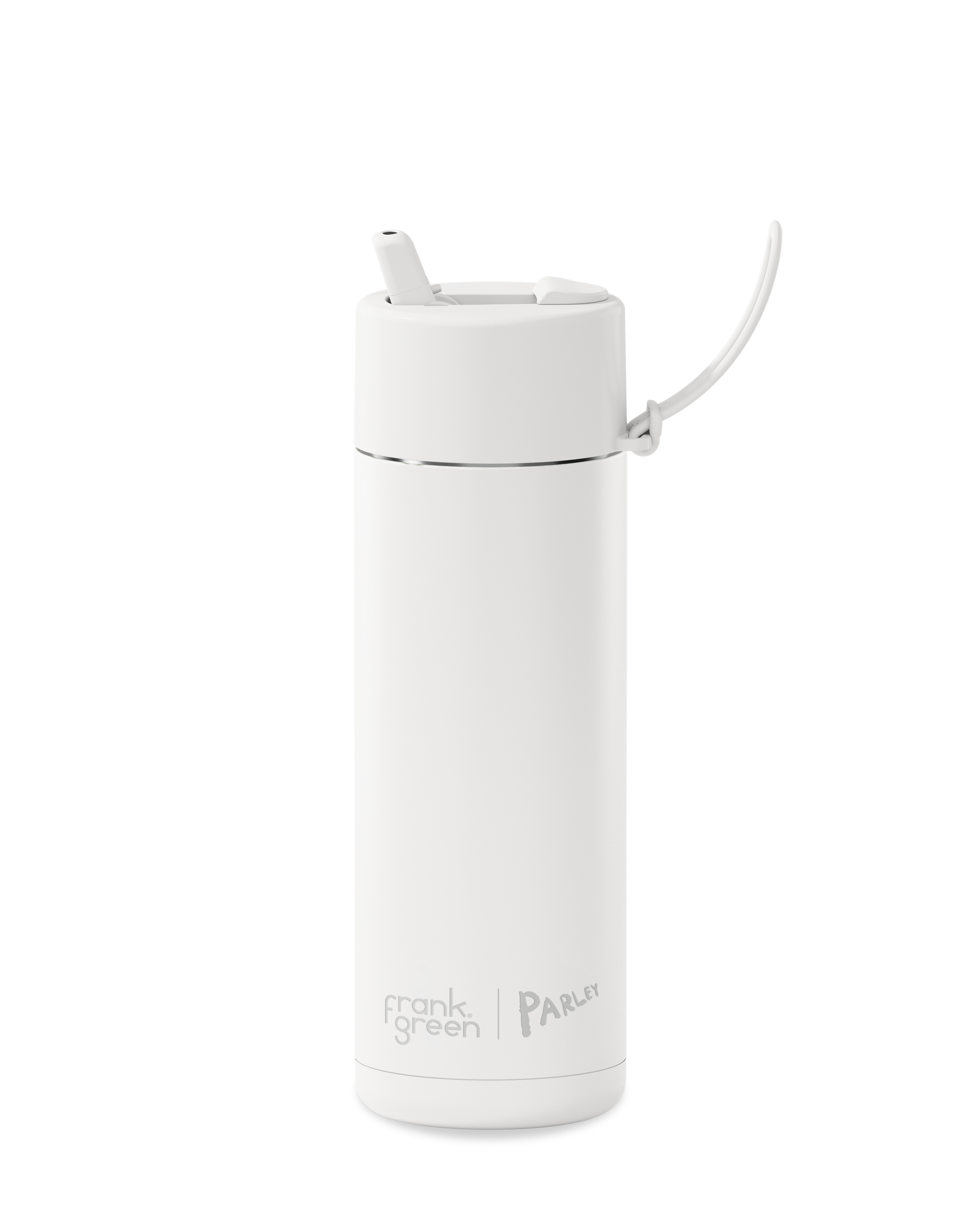 Parley Ceramic Reusable Water Bottle 20oz (595ml) - Eco-Friendly Insulated Travel Mug for Hot & Cold Drinks, Perfect for Office, Gym, Hiking and Outdoor Activities
