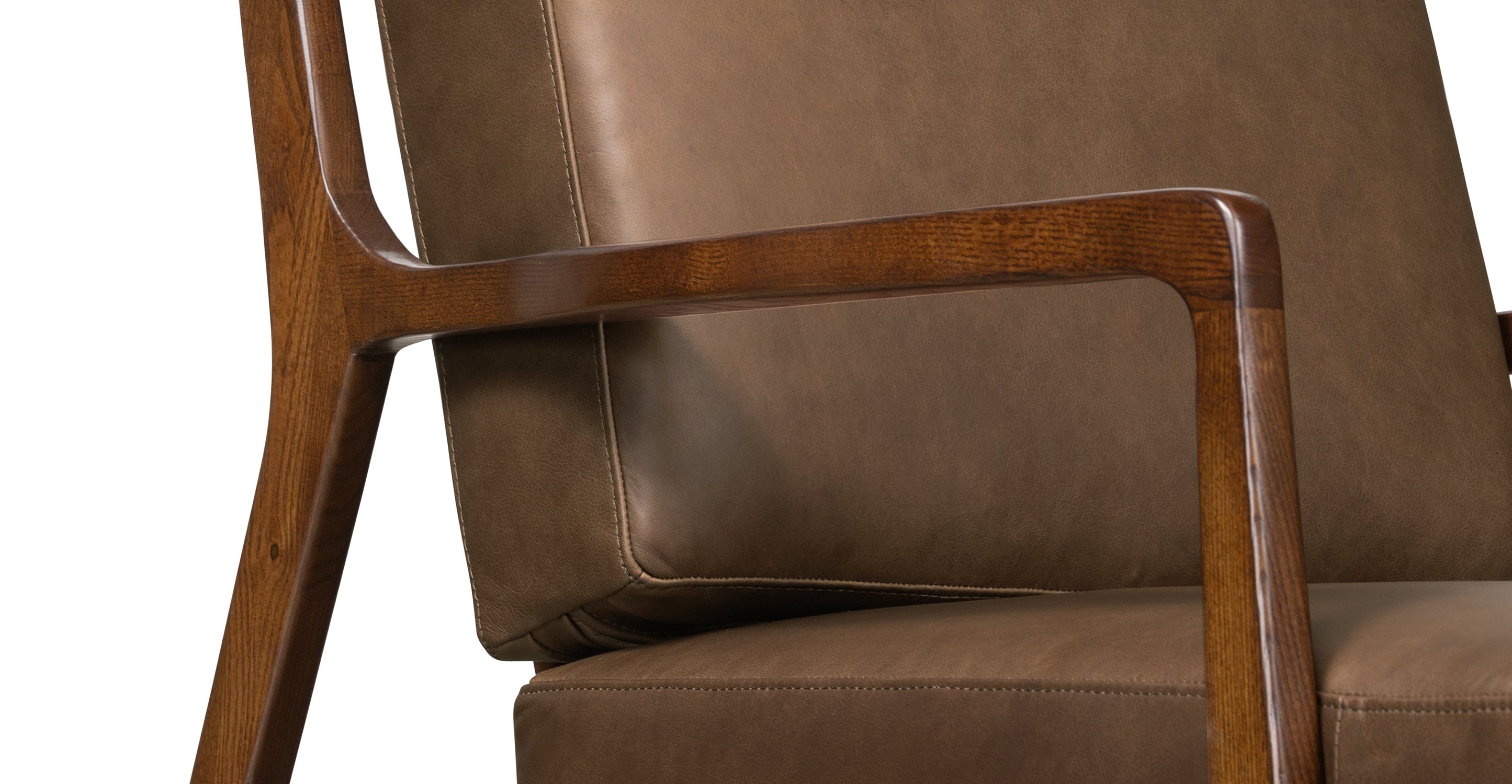 Premium Verity Genuine Leather Lounge Chair - Modern Comfort for Living Room, Office & Reading Nook - Perfect Relaxation & Stylish Home Decor