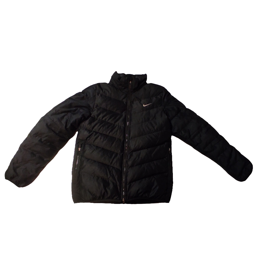 Nike Vintage 550 Down Jacket - Lightweight Warm Puffer Coat for Men, Size M & L, Style #9317 - Perfect for Winter Outdoor Activities & Casual Wear