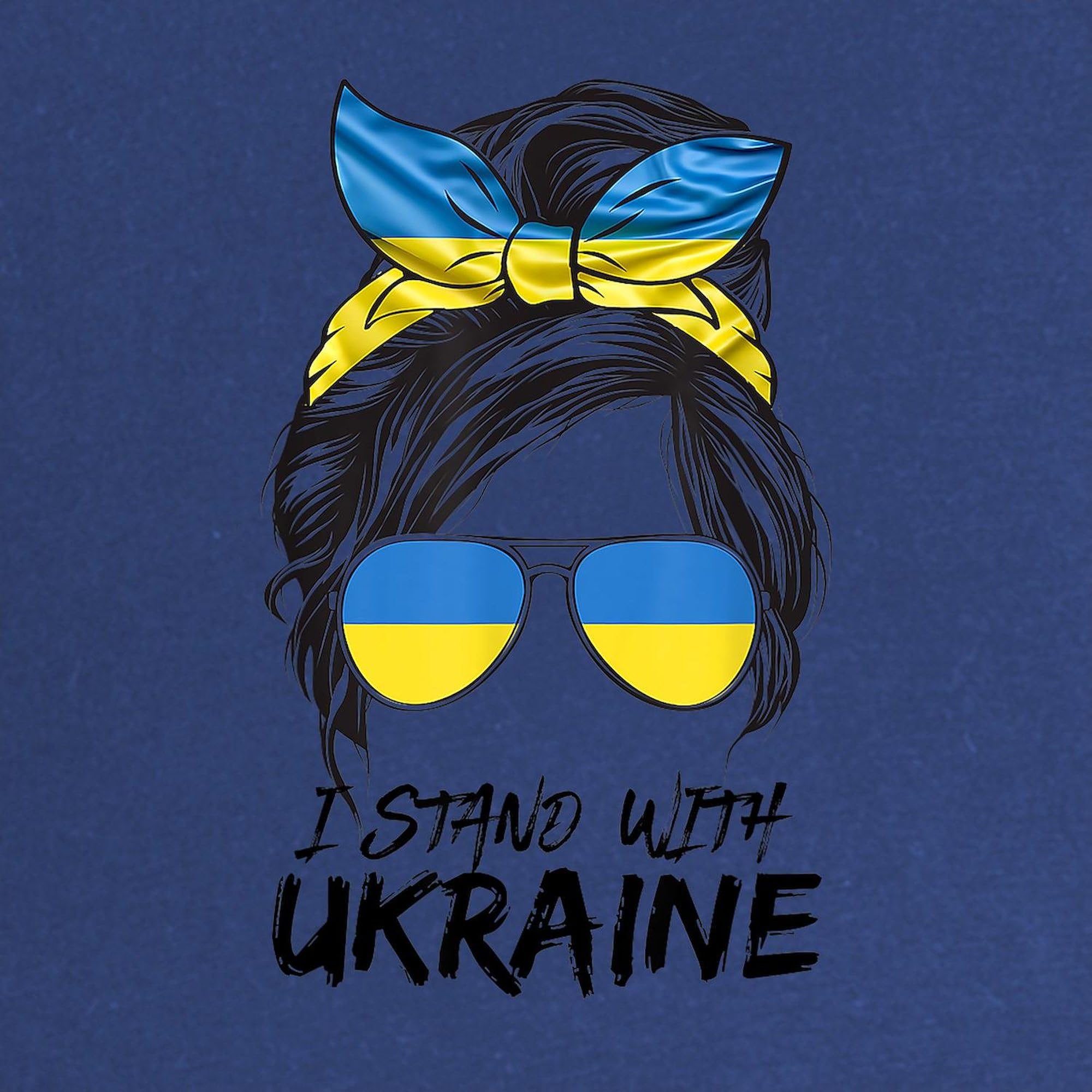 Ukraine Girl Ukrainian Flag Maternity T-Shirt for Women - Ruched Side Design for Comfort | Perfect for Pregnant Women, Maternity Photos & Patriotic Events