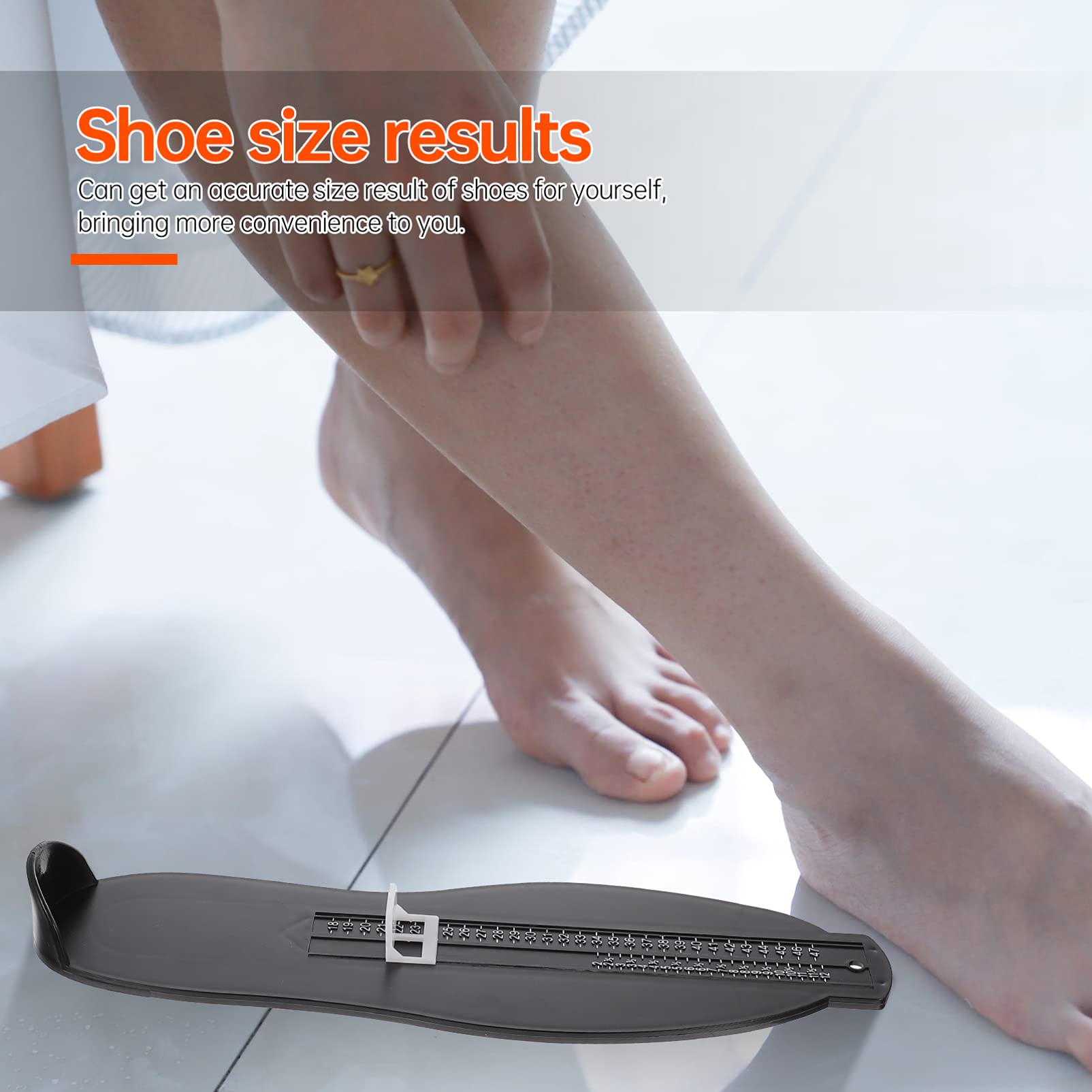 3PCS Foot Measurement Device for Adults - UK Shoe Size Measuring Ruler for Men & Women | Perfect for Online Shopping, Shoe Fitting at Home, and Podiatry Use