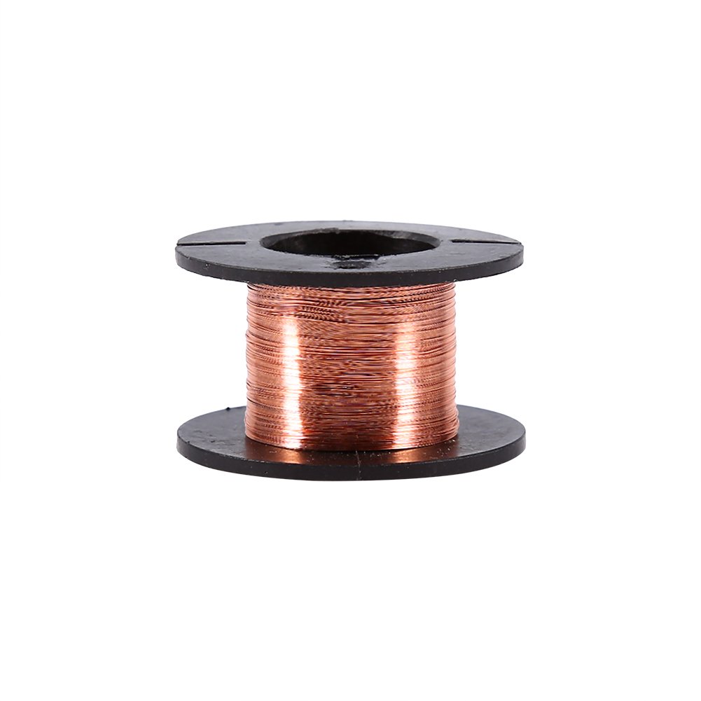 Premium 0.1mm Enameled Copper Wire for Motors & Transformers - Magnetic Copper Wire for DIY Projects, Speakers, Electromagnets - 15m x 5pcs - Perfect for Electrical Repairs, Crafting & Electronics Projects
