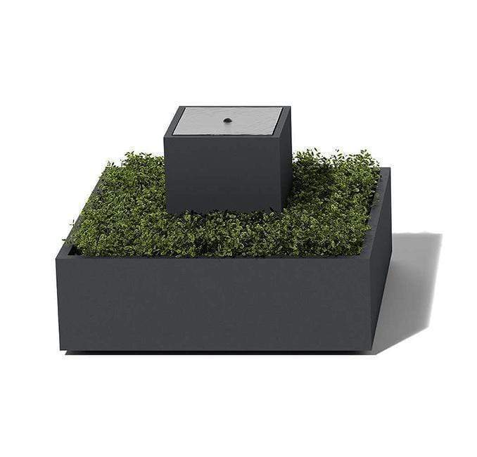 Elegant Column & Base Fountain - Outdoor Garden Water Feature for Patio, Yard, and Landscape Decoration