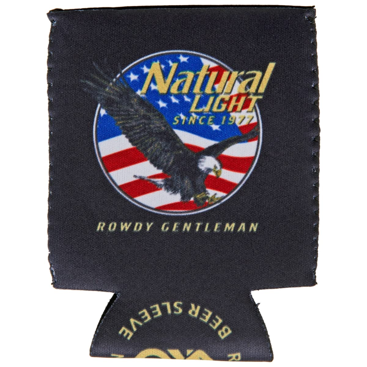 Rowdy Gentleman Natural Light Beer Can Cooler Since 1977 - Keep Your Drinks Cold for Outdoor BBQs, Tailgating & Camping