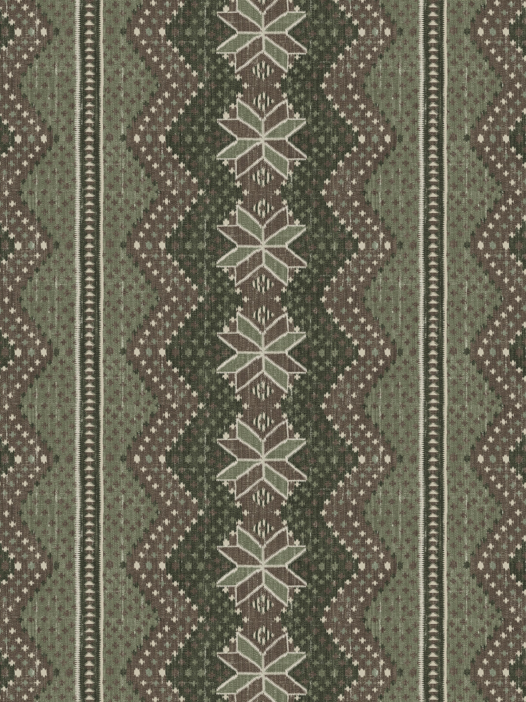 Northstar Blanket Wallpaper by Nathan Turner in Moss Brown - Premium Textured Wall Covering for Living Room & Bedroom Decor