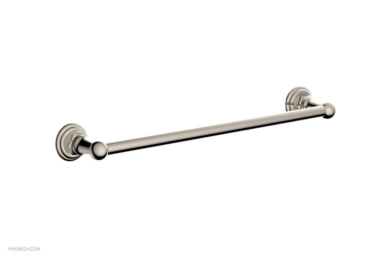 HEX TRADITIONAL 18-Inch Chrome Towel Bar - Bathroom Towel Rack for Hand & Bath Towels - Perfect for Modern & Traditional Bathrooms (50070)