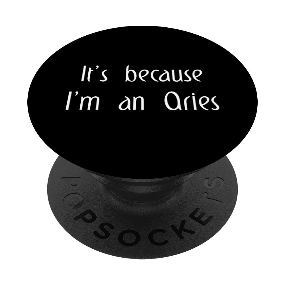 Aries Horoscope Gifts for Men, Women & Kids - Fun Swappable PopGrip & PopSockets - Perfect for Phone Accessories, Zodiac Lovers & Astrology Enthusiasts