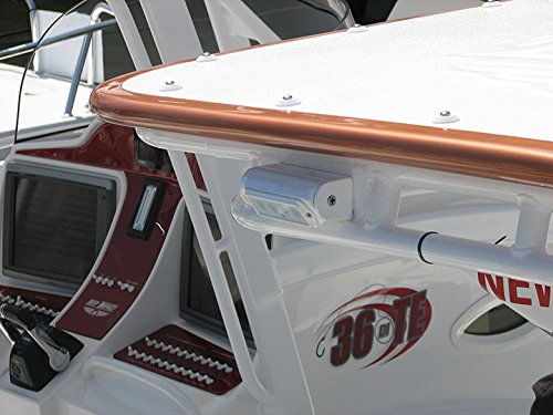 Lumitec Capri2 LED Flood Light - Flush Mount Dual Color White/Blue - Powder Coated Marine Grade Housing - Perfect for Boats, Docks, and Outdoor Lighting
