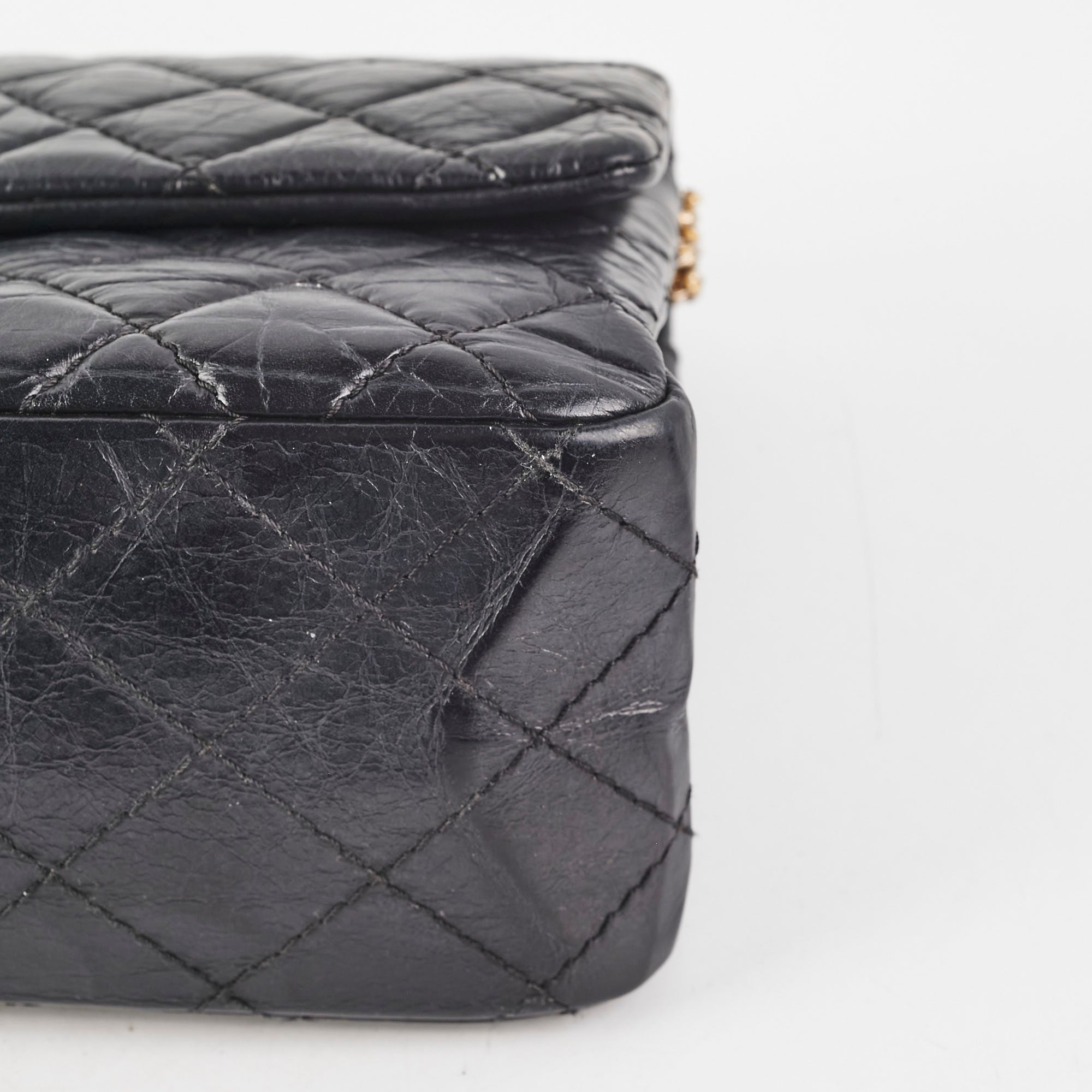 Chanel Medium Reissue 226 Black Leather Shoulder Bag - Luxury Designer Handbag for Women | Perfect for Work, Evening Events & Special Occasions