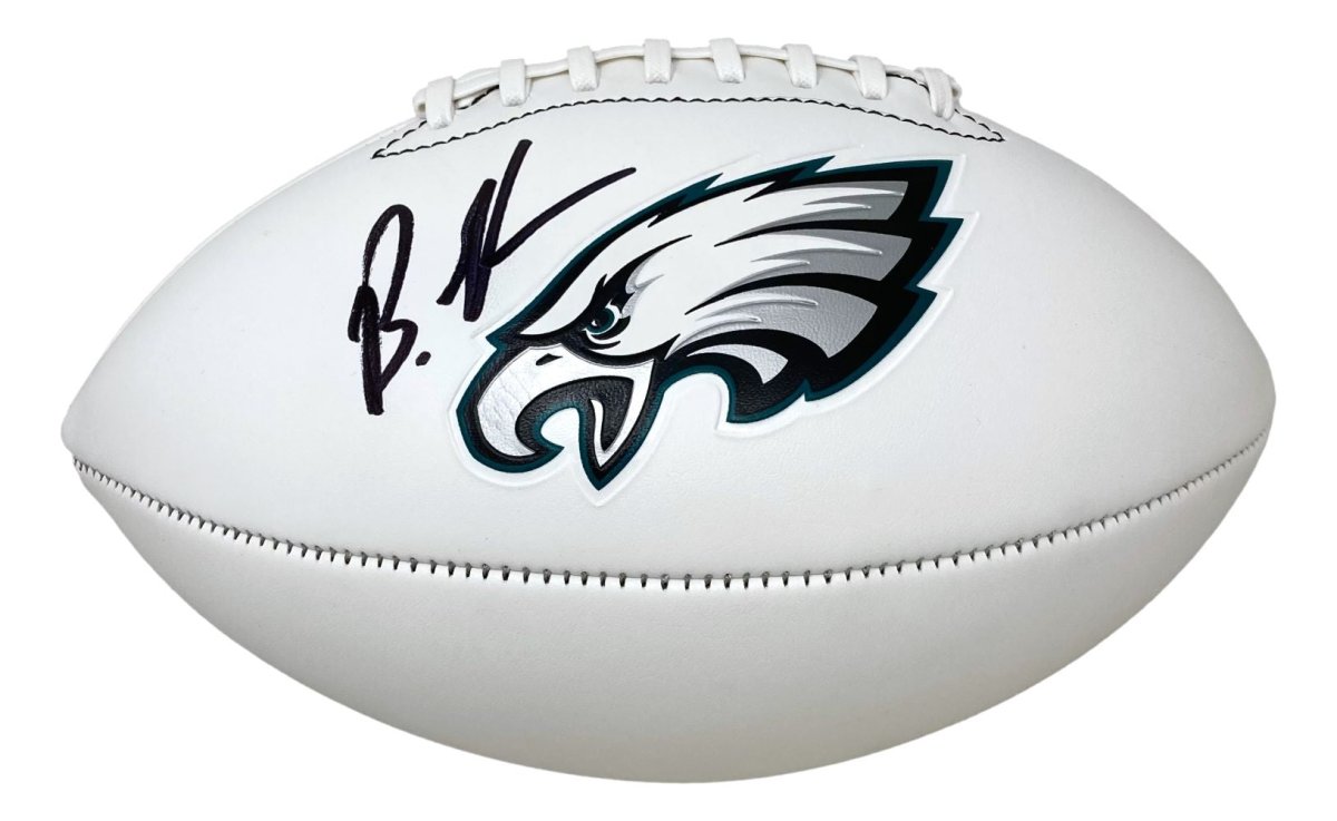 Brandon Graham Autographed Philadelphia Eagles NFL Football with Team Logo - Certified JSA ITP - Perfect for Eagles Fans, Collectors, and Sports Memorabilia Displays