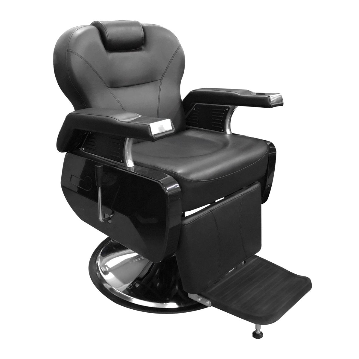 Premium Modern Extra Wide Hydraulic Reclining Barber Chair BC 601 - Professional Salon Styling & Haircut Chair for Comfortable Grooming Services