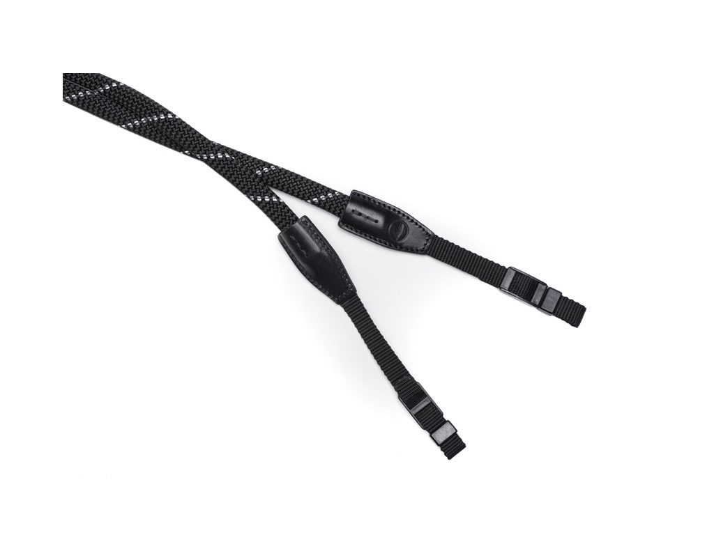 Leica Rope Strap - 100cm Black Reflective Camera Neck Strap for DSLR & Mirrorless Cameras - Perfect for Travel, Hiking & Outdoor Photography