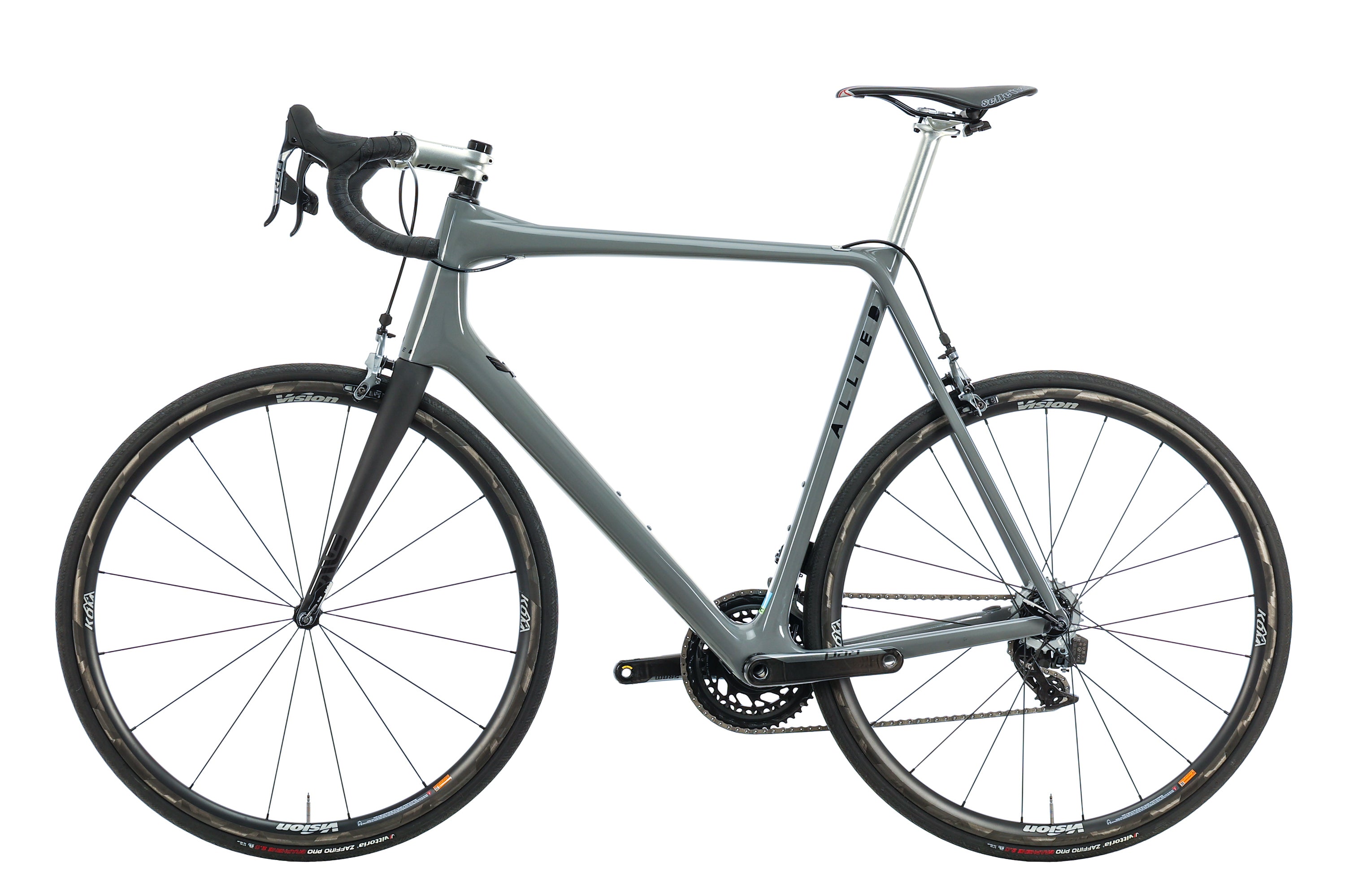 2020 Allied Alfa SRAM Red AXS Road Bike - 61+cm Size | Lightweight Carbon Frame & Wireless Shifting for Competitive Road Racing & Endurance Rides