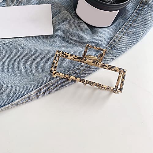 CACAZI Large Hair Claw Clips 4PCS Set - Fashionable Hollow Design Hair Clips for Women, Elegant Barrettes & Jaw Clips for Ponytails, Buns & Updos - Perfect for Work, Parties & Everyday Styling