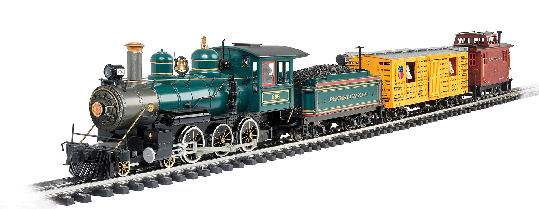 Bachmann Trains COWCATCHER Large G Scale Ready To Run Electric Train Set - Perfect for Outdoor Garden Railroads & Holiday Displays