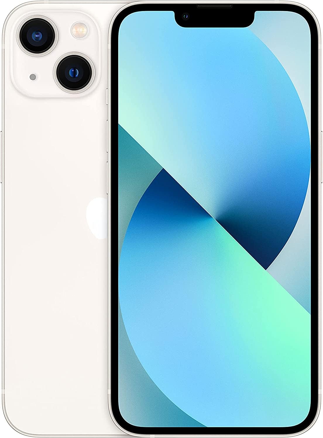 Apple iPhone 13 256GB Unlocked Smartphone - Starlight (Renewed/Refurbished) | Premium Performance, Face ID, Dual Camera | Perfect for Work, Travel & Everyday Use