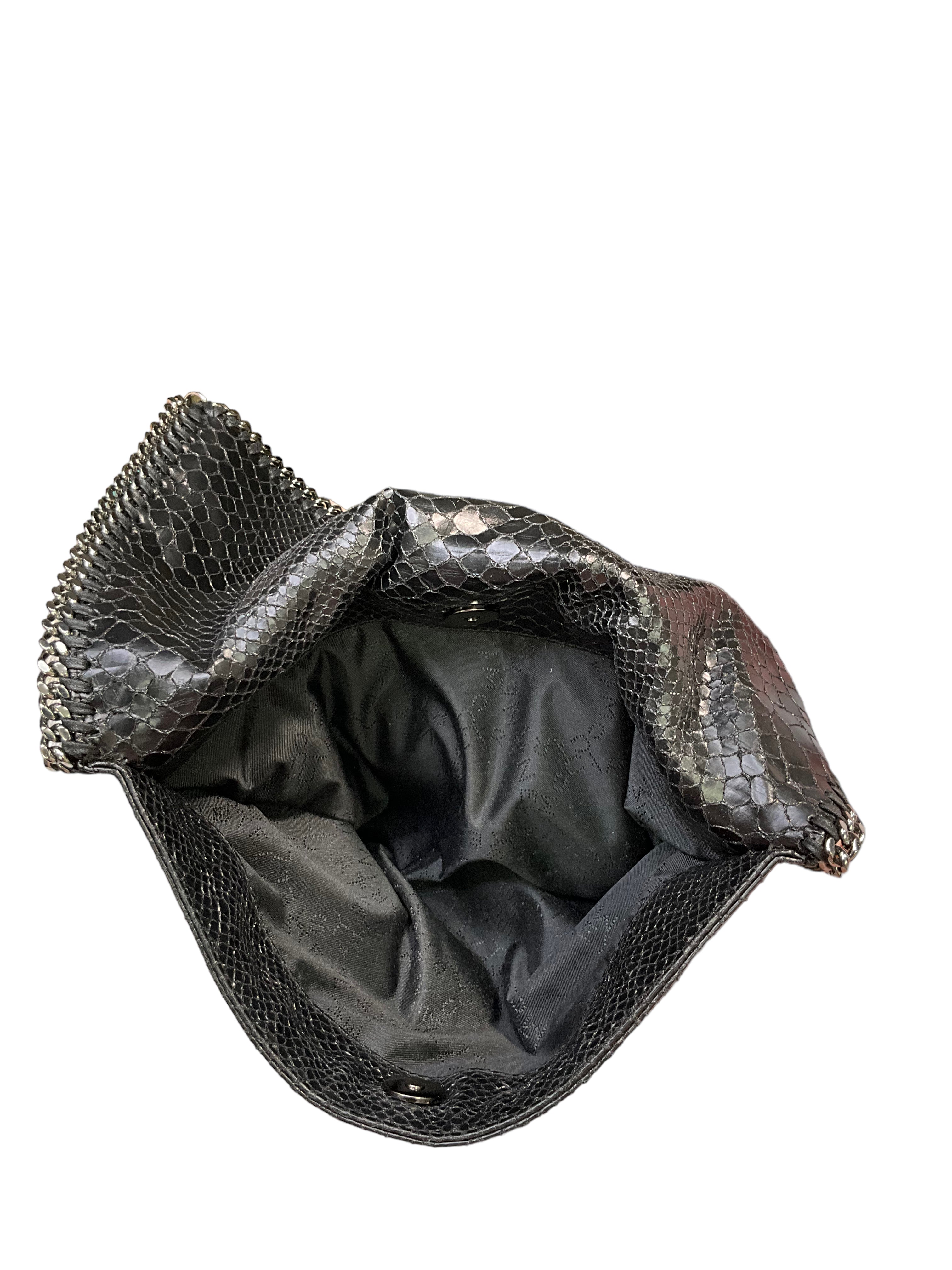 Stella McCartney Falabella Vegan Python Clutch Bag - Luxury Designer Crossbody Purse for Women | Perfect for Evening Parties, Date Nights & Special Occasions