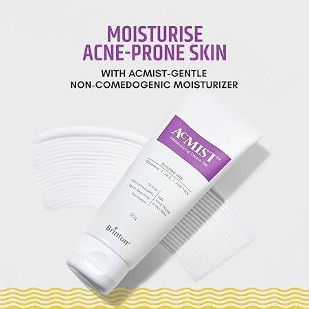 Best Moisturizing Cream Gel for Acne Prone & Oily Skin - Hydrating Face Moisturizer for Dry Skin Care - 50g - Perfect for Daily Skincare Routine & Nighttime Hydration