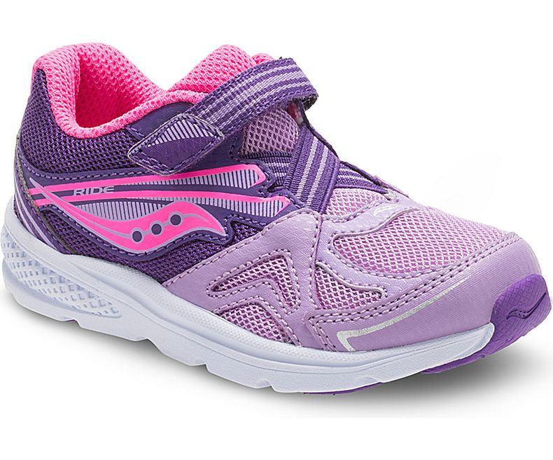 Saucony Purple Ride Pro Toddler Sneakers for Boys & Girls - Lightweight Running Shoes for Kids - Perfect for Playground, School & Daily Activities