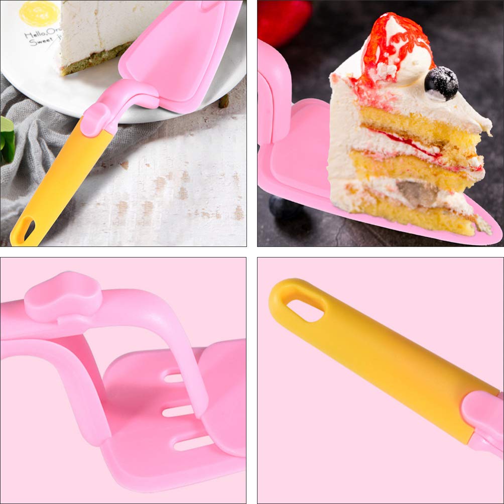 Hemoton 2-Pack Stainless Steel Cake Spatula & Pancake Turner Set - Detachable Telescopic Design for Baking, Cooking, Pizza Cutting - Perfect for Home Kitchen, Restaurants, and Bakeries