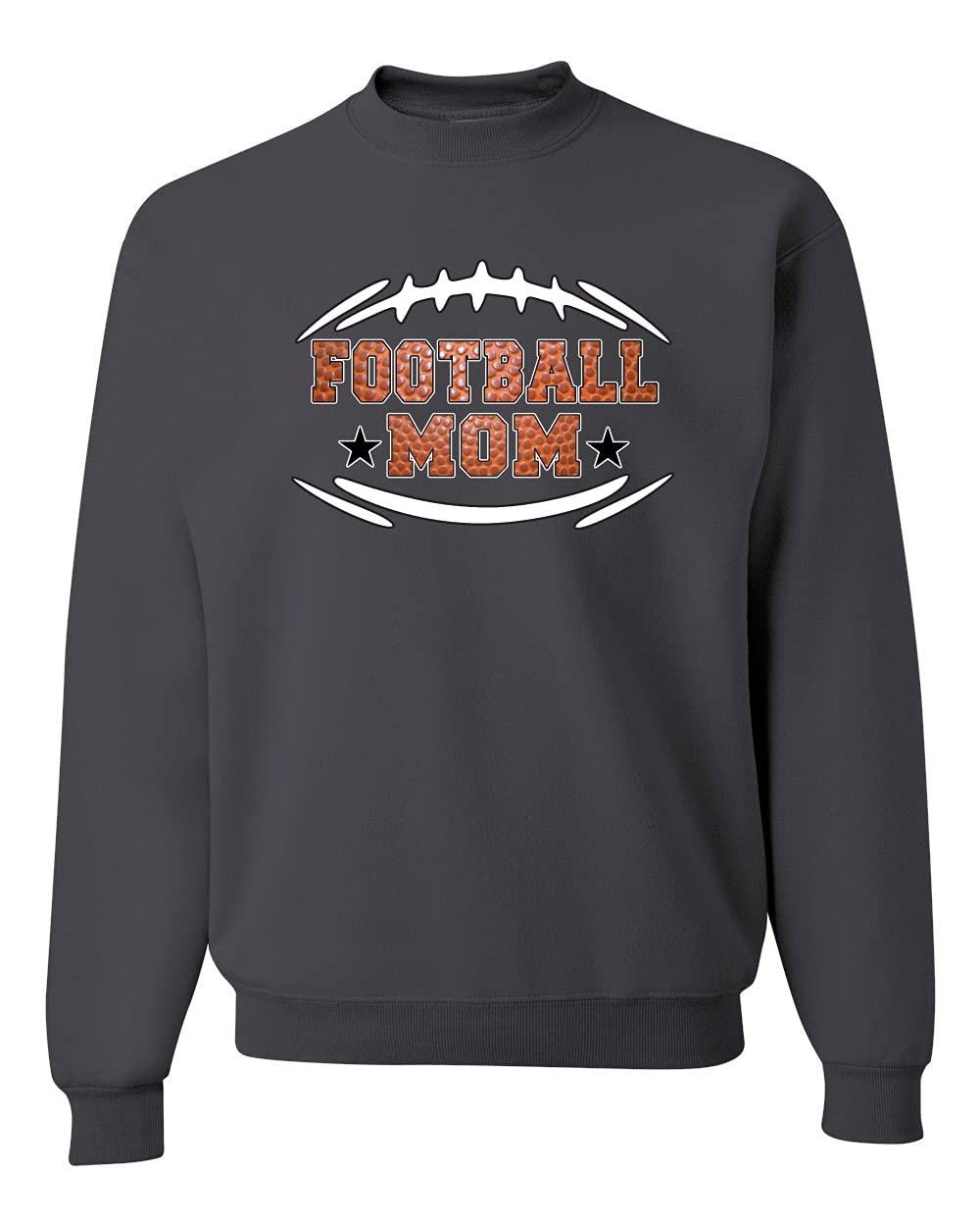 Wild Bobby Football Mom Sports Unisex Graphic Crewneck Sweatshirt - Perfect for Game Day, Tailgating & School Spirit Wear