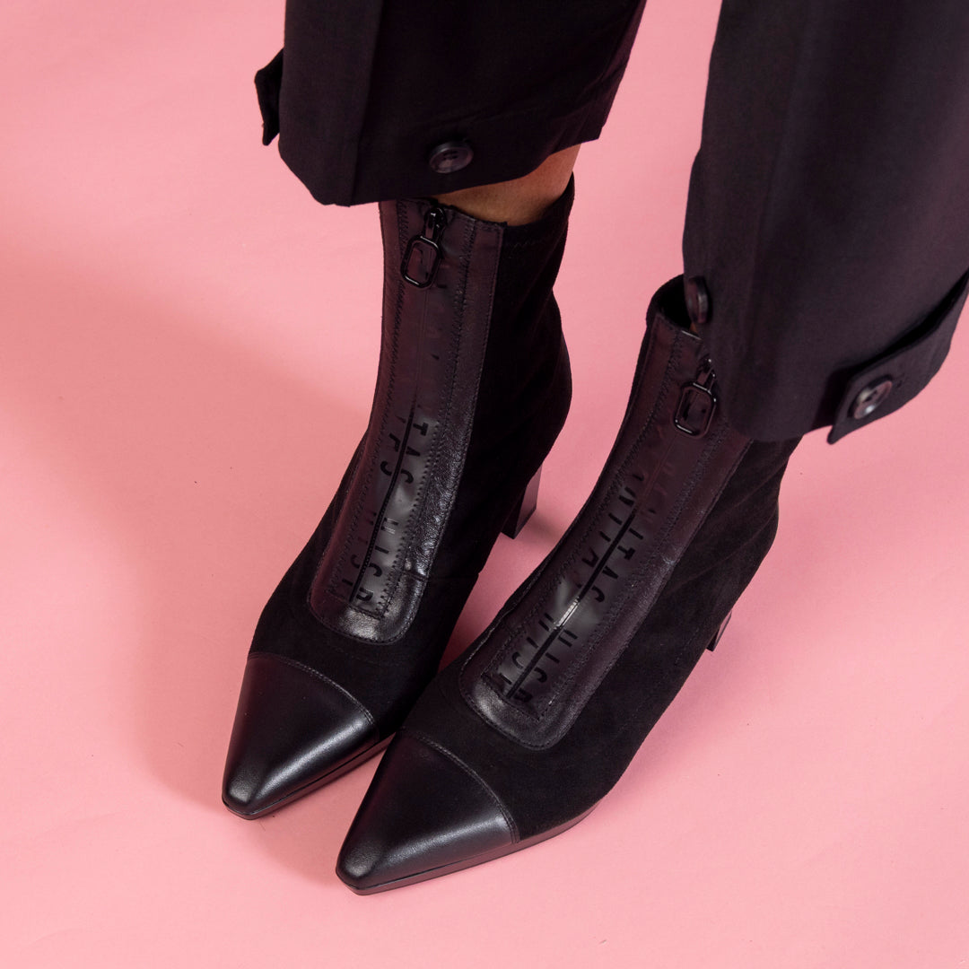 Hispanitas 243714 Black Women's Comfortable Flats - Perfect for Work, Office & Casual Wear