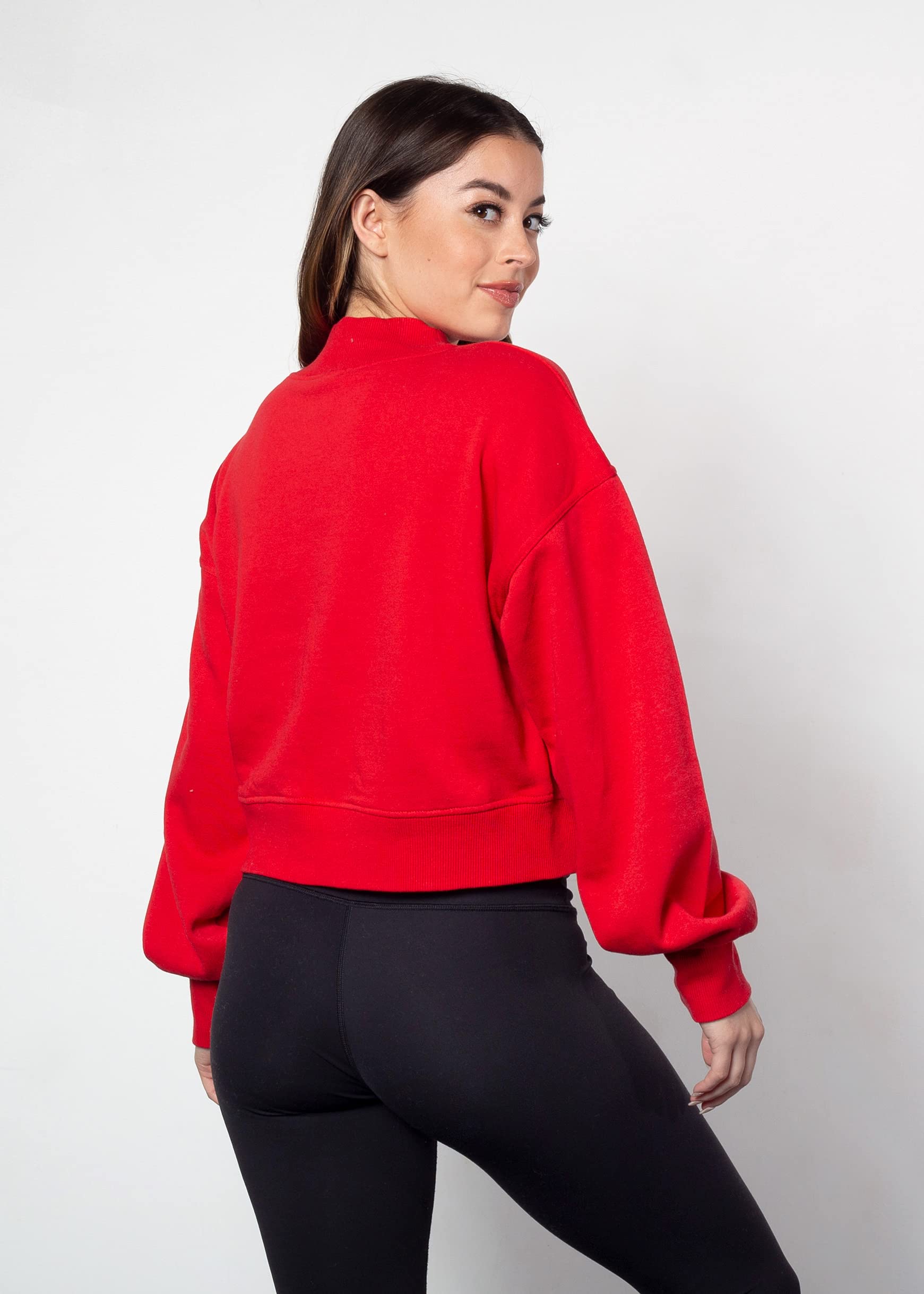 Chicka-D Women's Haily Sweatshirt - Soft Casual Pullover for Women | Cozy Fall & Winter Fashion | Perfect for Lounge, Workout, and Everyday Wear