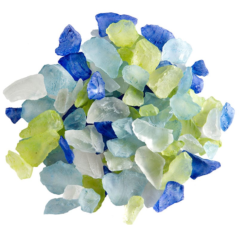 Natural Galápagos Sea Glass for Aquariums - Ocean-Themed Decor, Fish Tank & Home Decoration - Perfect for Saltwater Tanks, Terrariums & Beach-Themed Rooms