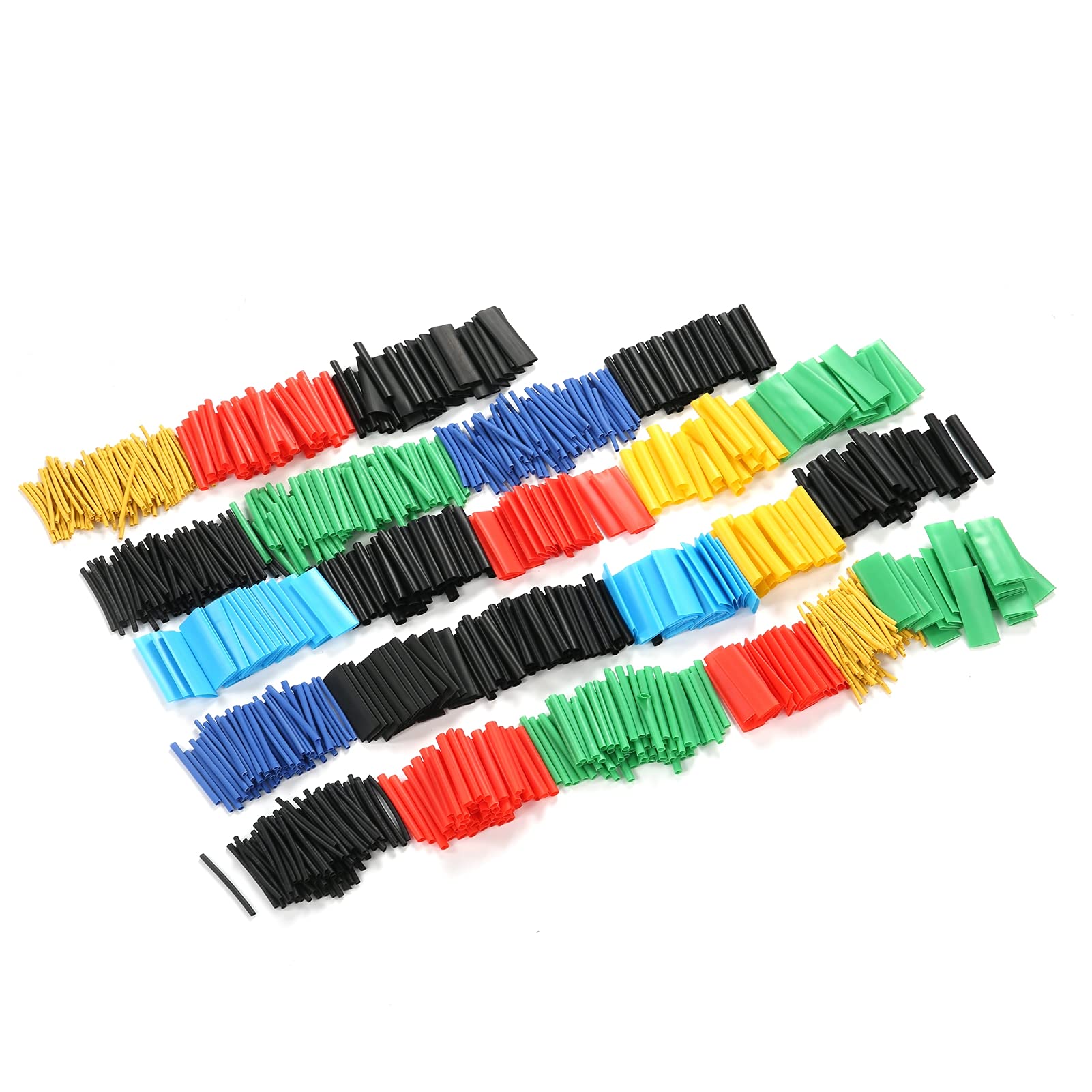 1060Pcs Heat Shrink Tubing Kit - Colorful Shrinkable Wire Sleeves for Cable Protection (Electrical Insulation, DIY Projects, Automotive Wiring)