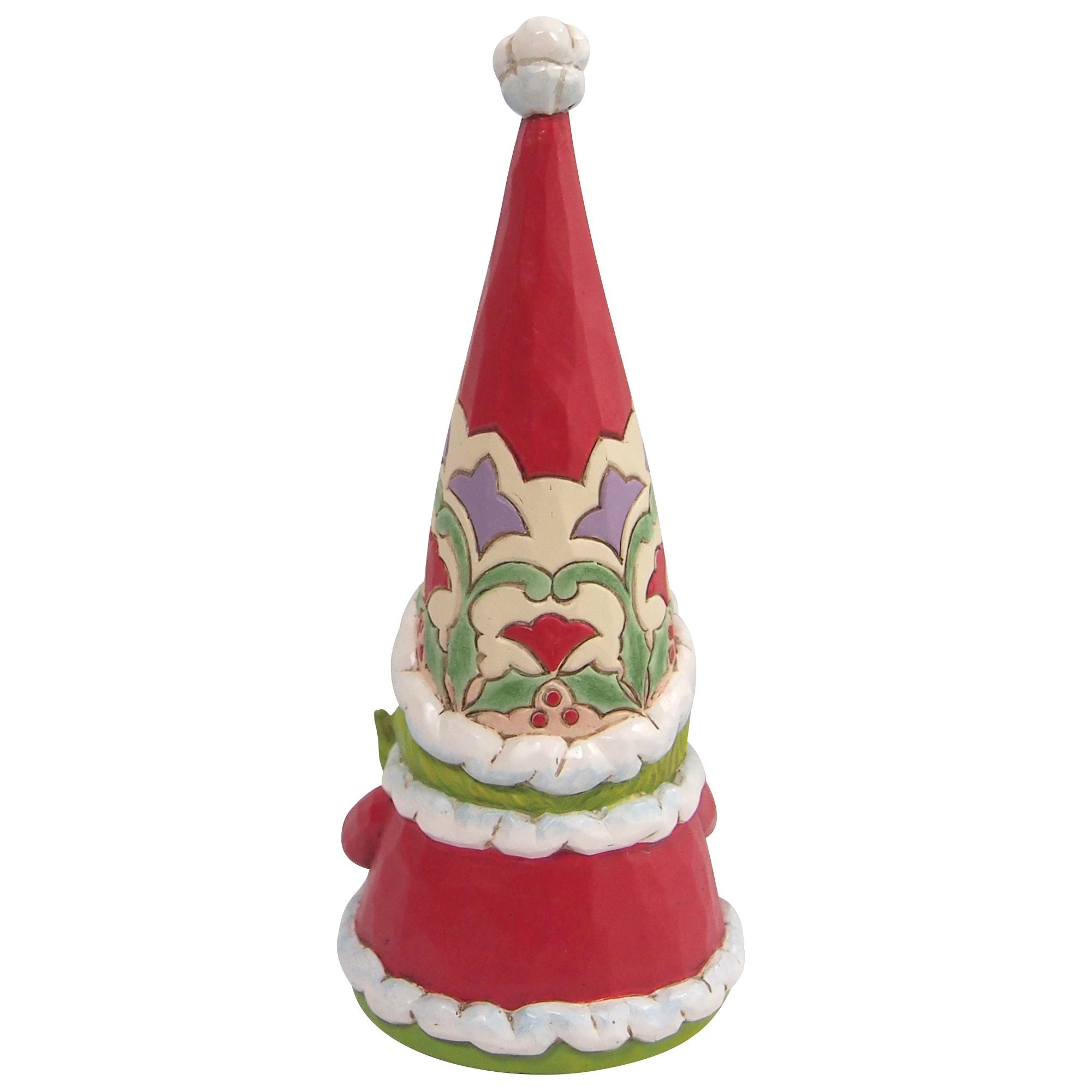 Festive Grinch Gnome with Large Heart - Christmas Decor for Home, Office & Holiday Party - Perfect for Indoor & Outdoor Seasonal Display