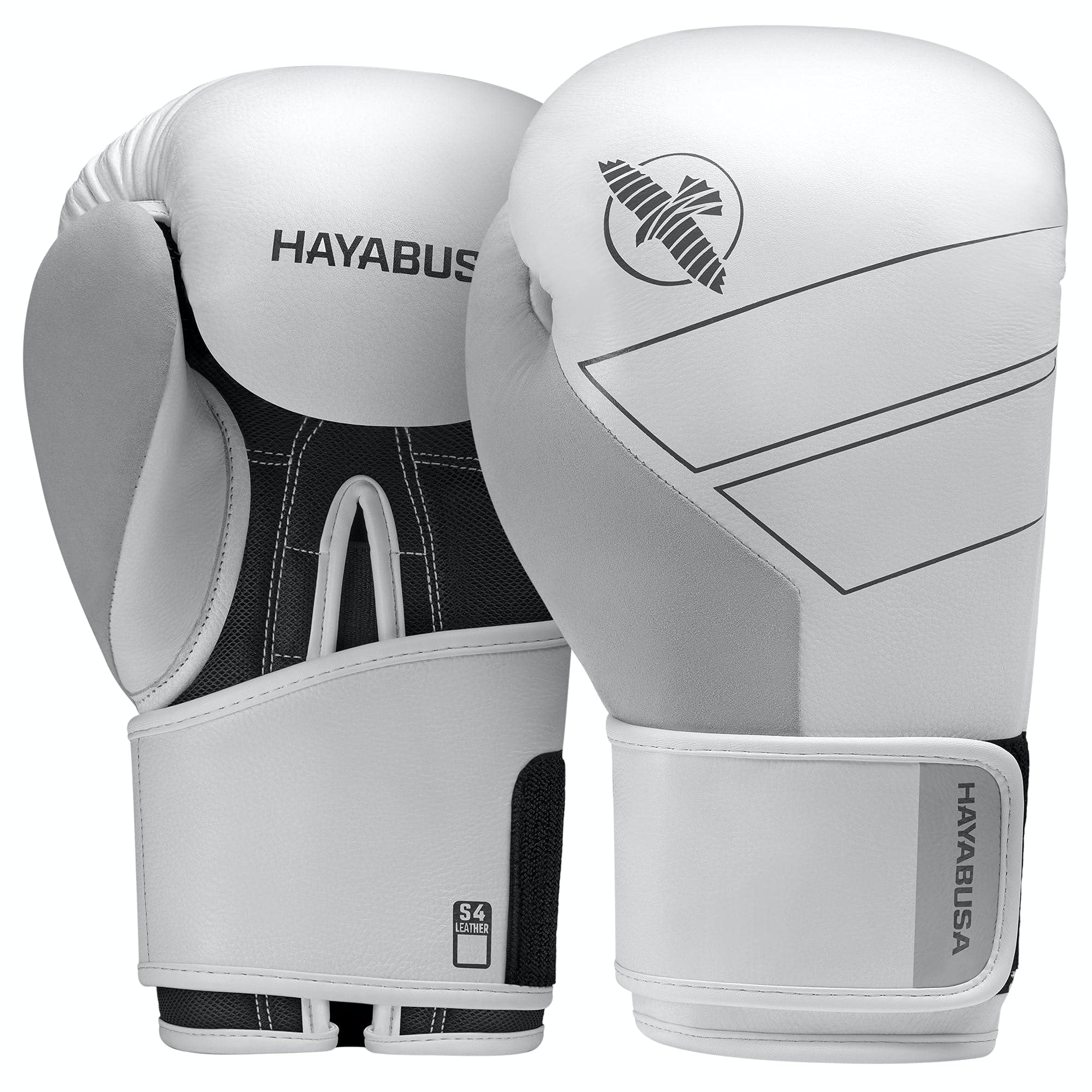 Hayabusa S4 Premium Leather Boxing Gloves for Men & Women - Training, Sparring, Heavy Bag Workouts, MMA & Kickboxing