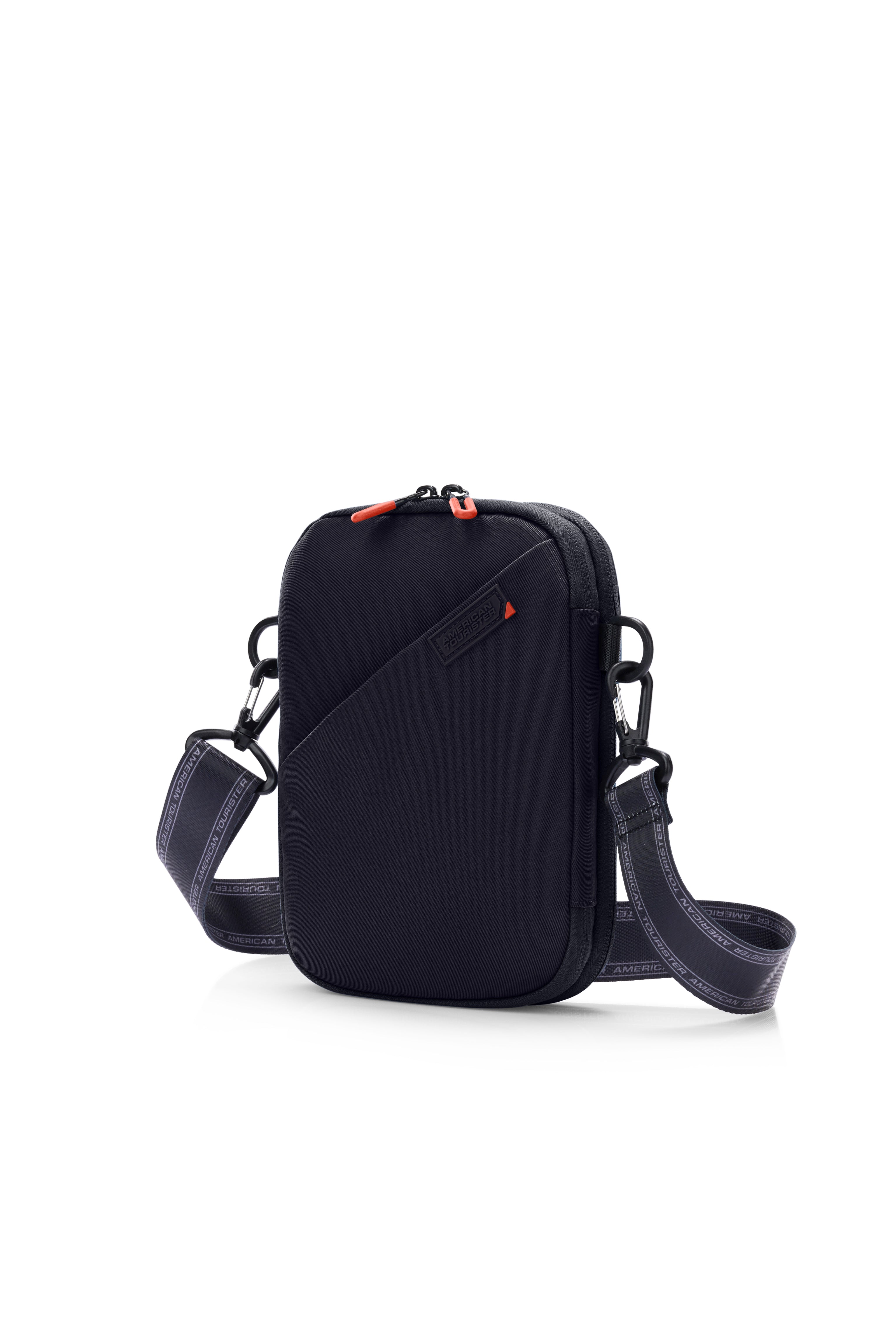 American Tourister Vega 3.0 Orbit Crossbody Bag - Lightweight Travel Purse for Women, Anti-Theft Shoulder Bag with Adjustable Strap (Black) | Perfect for Daily Commute, Shopping & Travel Accessories