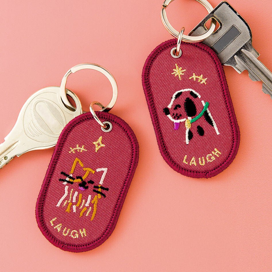 2/8b Pair Key Ring / Iroha - Durable Stainless Steel Keychain Set for Home, Office & Travel - Perfect for Organizing Keys, Gifts & Everyday Carry (ECG)