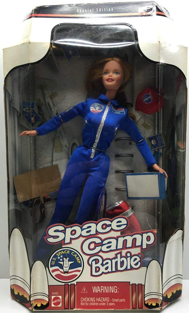 Vintage Space Camp Barbie 1998 by Mattel - Collector's Edition Astronaut Doll - Perfect for 90s Nostalgia, Display & Gift Giving