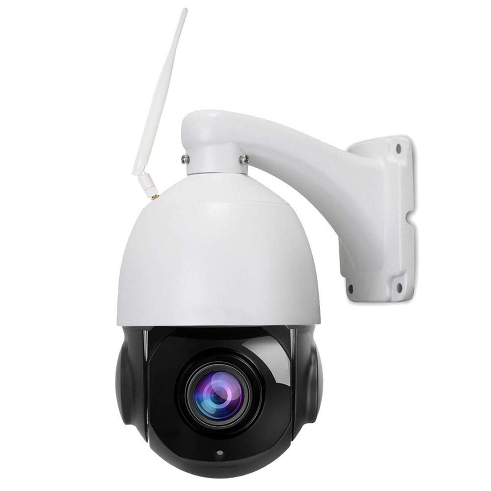 2.4G WiFi Wireless PTZ Security Camera 1080P HD - 4.5inch Outdoor Surveillance with 20X Optical Zoom, 200ft Night Vision, IP66 Weatherproof, SD Card Recording, Motion Detection & Alerts - Perfect for Home Security, Business Monitoring, and Outdoor Property Protection