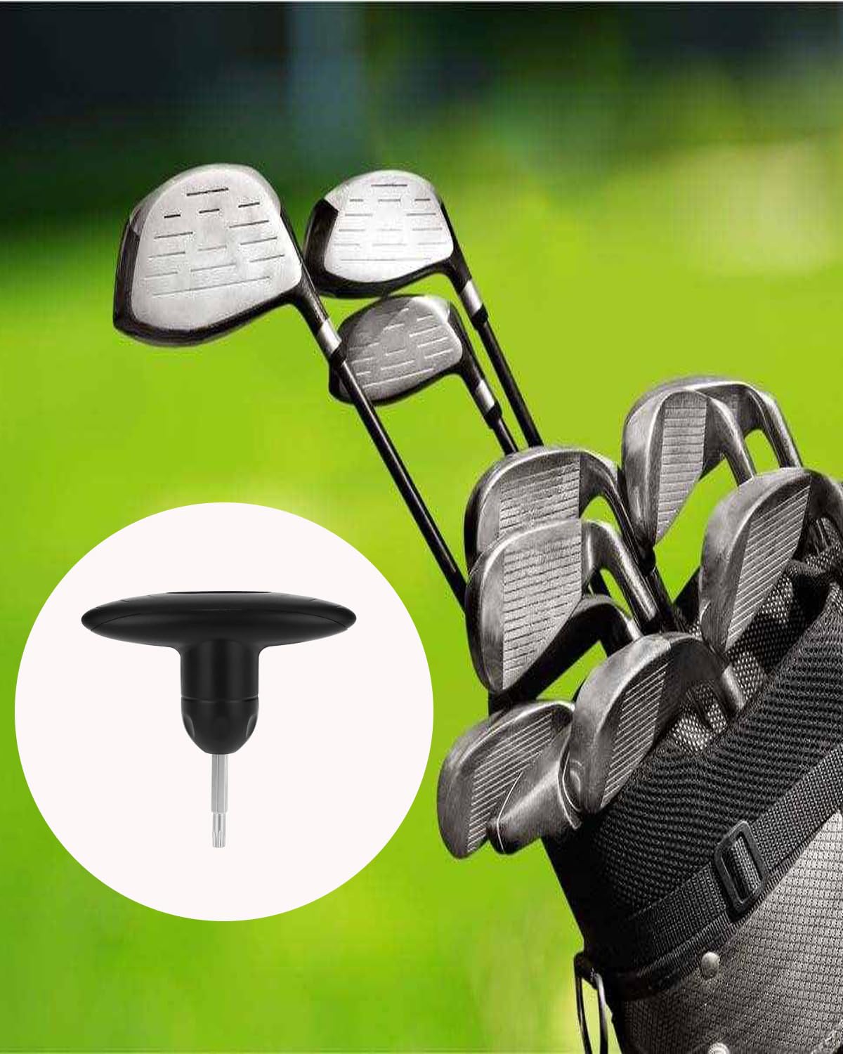**Golf Torque Wrench Tool – Lightweight Golf Driver Head Adjustment Wrench for Club Shaft Adapter | Golf Club Repair & Maintenance Accessories | Perfect for Home Practice & Course Adjustments**