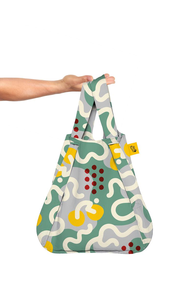 Notabag x Tour de France Reusable Shopping Tote Bag - Eco-Friendly Grocery Tote for Shopping, Beach, Gym & Travel