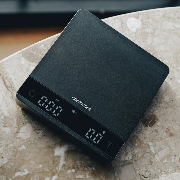 Normcore Pocket Coffee Scale - Digital Mini Espresso Scale with Timer, 0.1g Precision for Pour Over & French Press - Perfect for Home Baristas & Coffee Shops