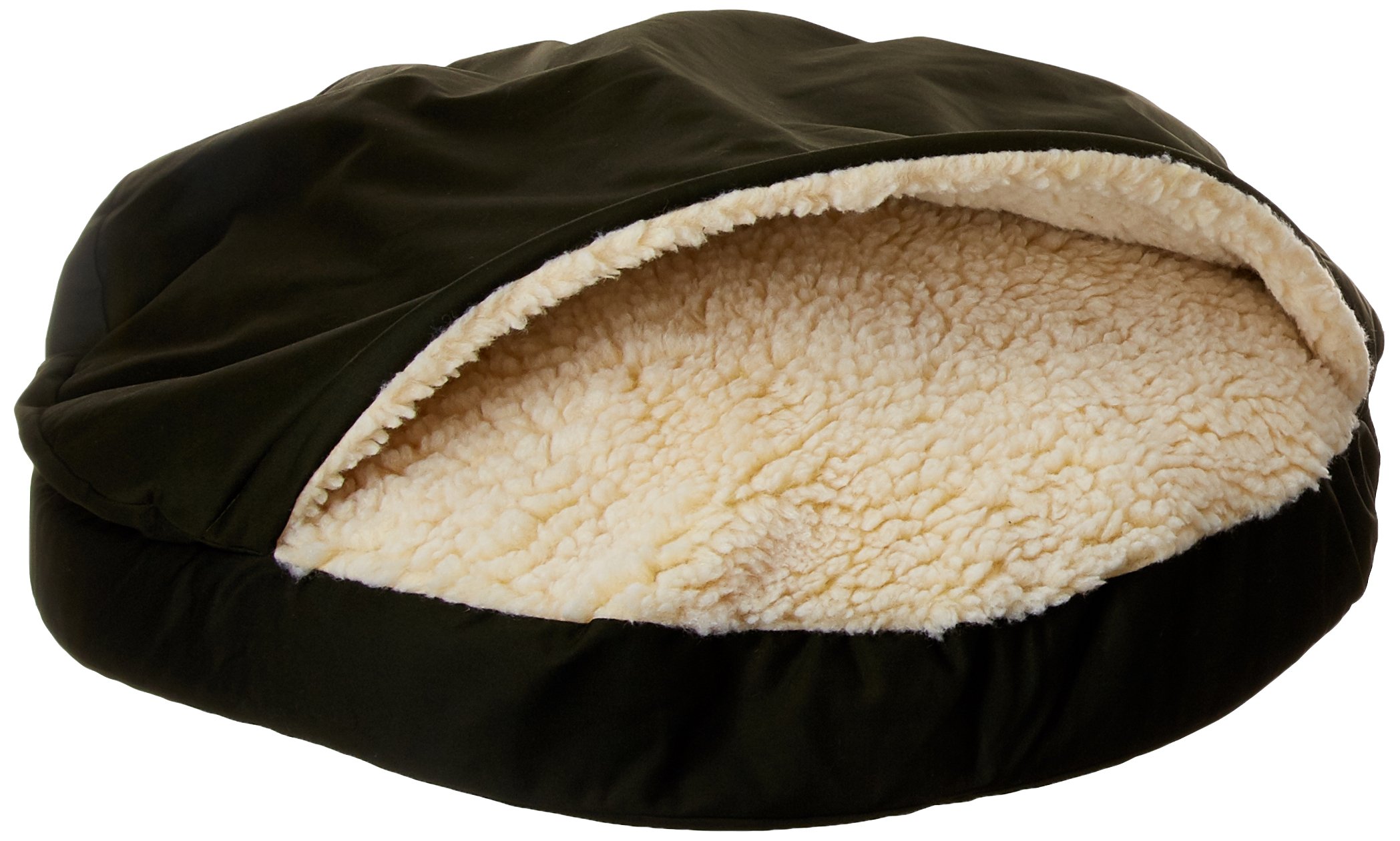 Snoozer Orthopedic Cozy Cave Pet Bed for Dogs & Cats - Large Size, Olive Green - Perfect for Indoor Comfort & Joint Support