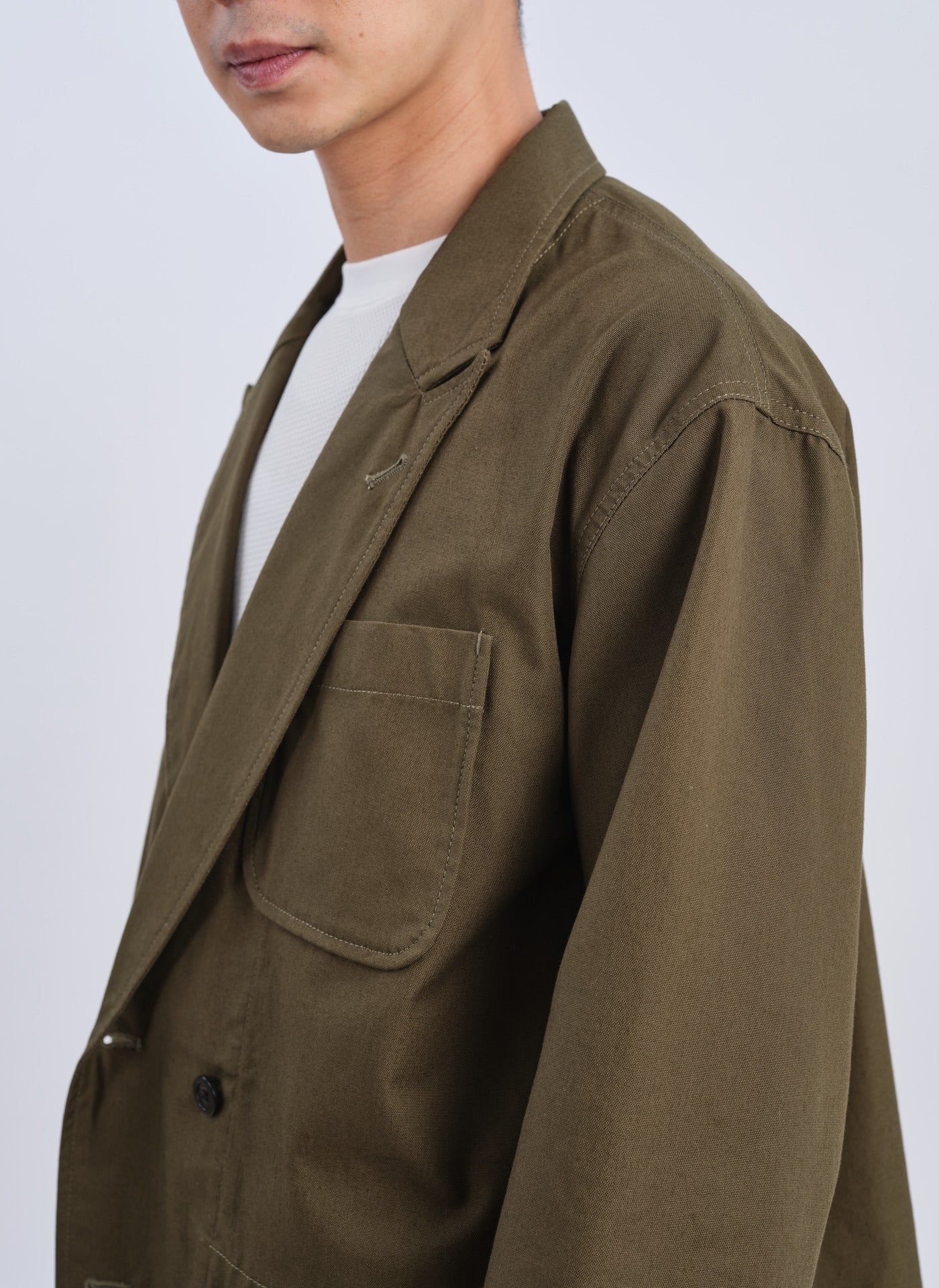 Cordura Canvas Soft Work Double Breasted Blazer for Men - Durable & Stylish Office Jacket - Perfect for Business Casual, Workwear & Professional Outfits