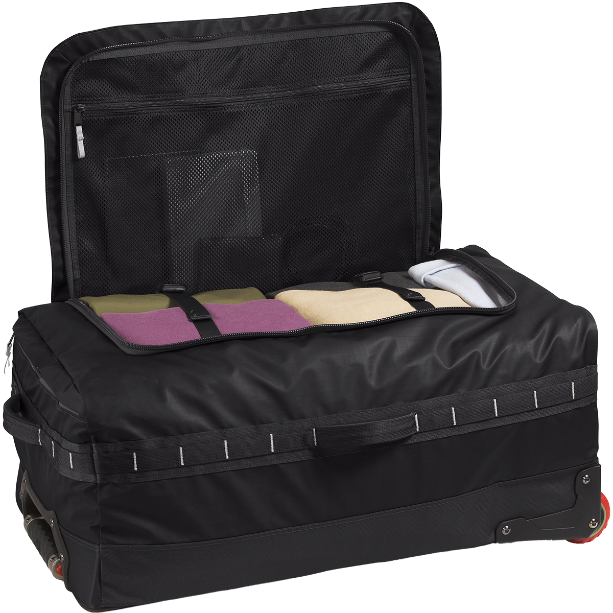 Base Camp Voyager 29in Expandable Rolling Luggage - Lightweight Spinner Suitcase with TSA Lock for Travel, Business Trips & Vacations | Durable Polycarbonate Shell & Smooth 360° Wheels