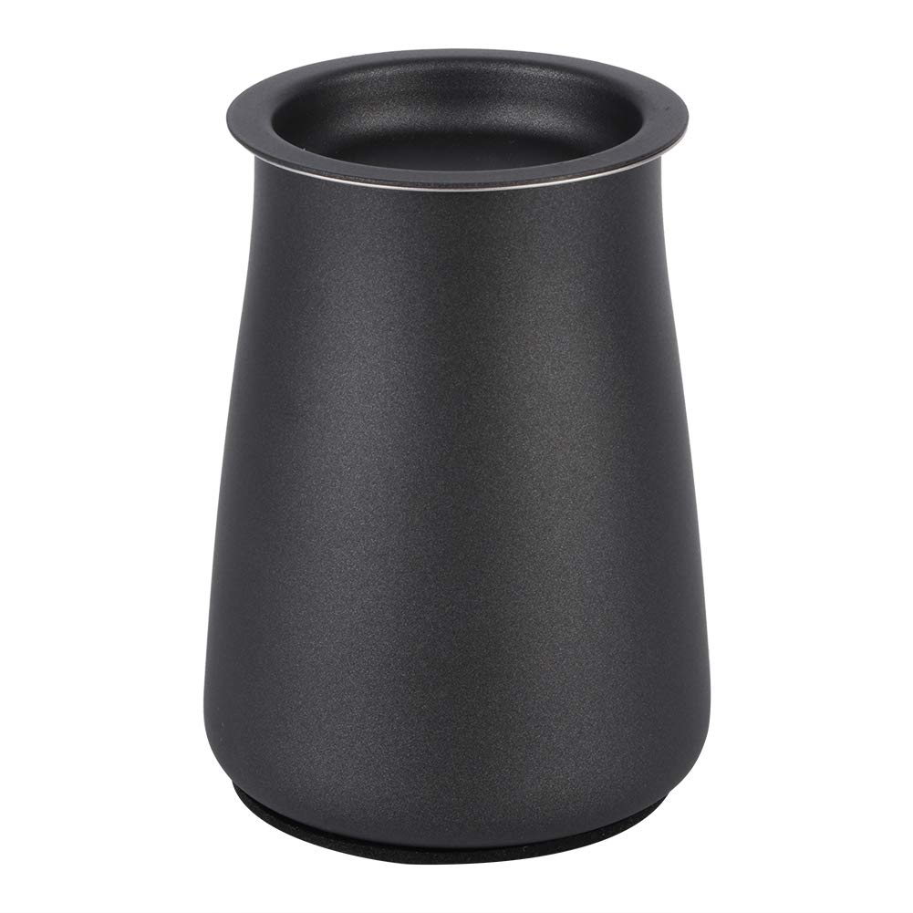 Premium Stainless Steel Coffee Flour Sieve - Fine Mesh Powder Filter Cup for Espresso, French Press & Pour Over Brewing - Essential Coffee Making Tool (Black) - Perfect for Home Baristas & Coffee Shops