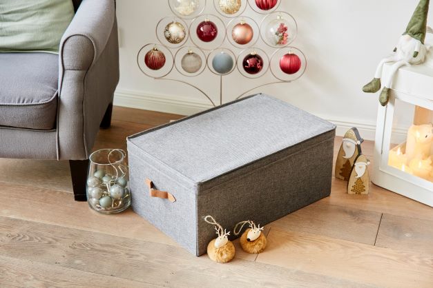 Colorful Gift Wrap & Craft Storage Tote Organizer - Perfect for Holiday Wrapping, DIY Projects & Home Organization