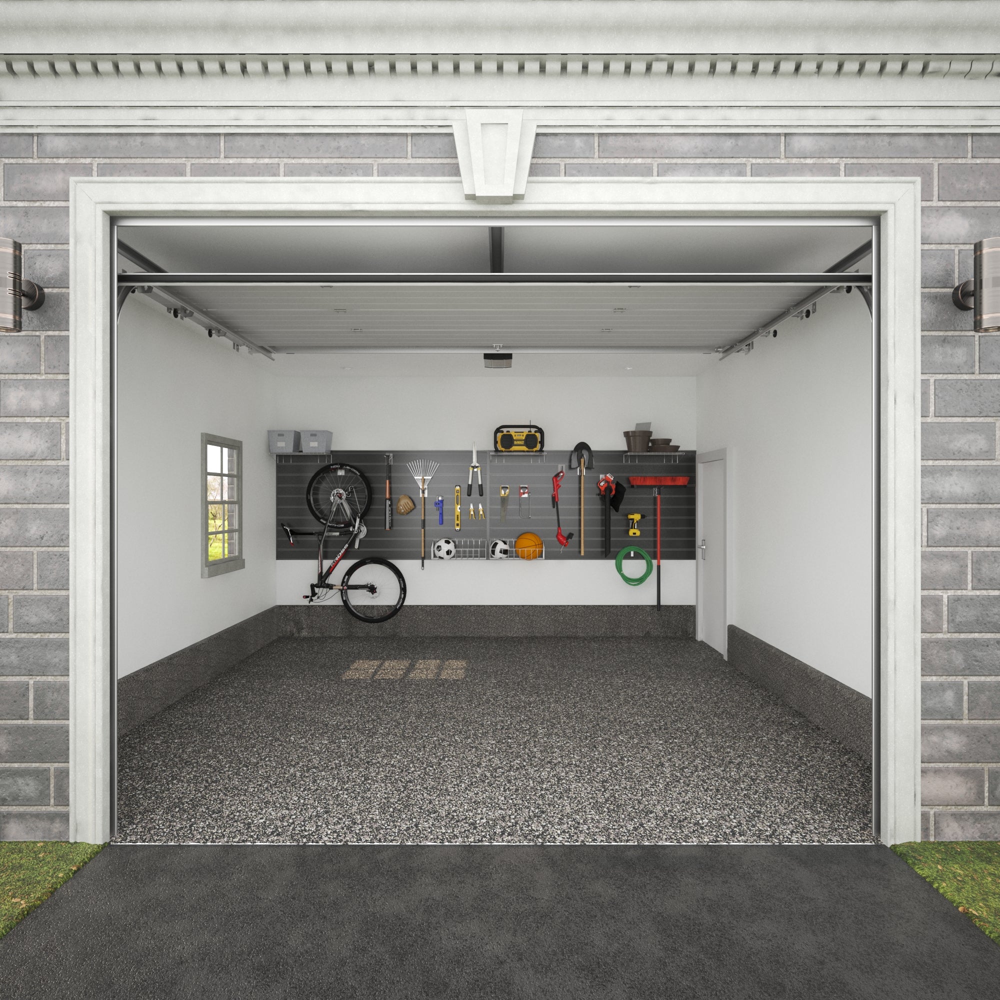 PVC Slatwall Ultimate Bundle - Durable Wall Panel System for Retail Stores & Garages | Easy Installation & Versatile Display Solution